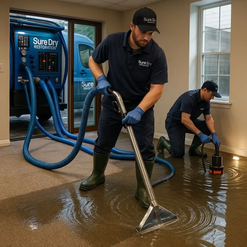 Water Extraction and Removal process in Hughesville, PA